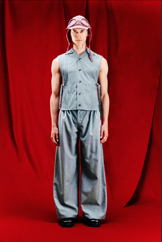 Tear Drop Trousers - Grey