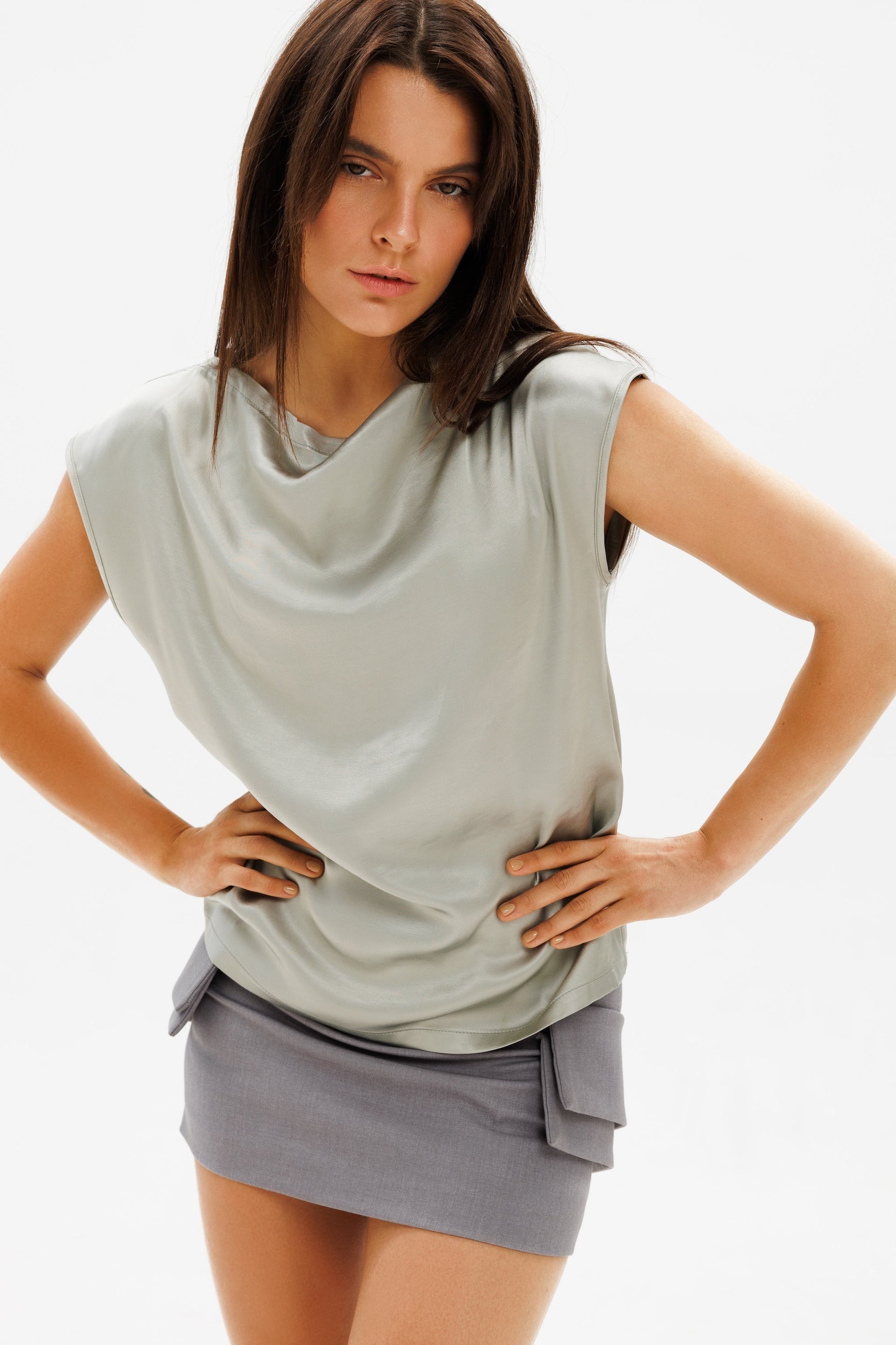 OCEAN Top in Pistachio