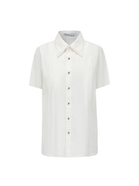 058 Short-sleeve shirt White