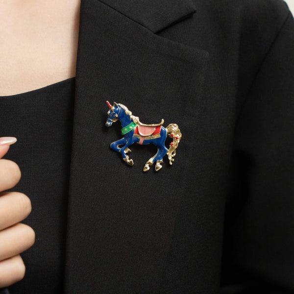 Unicorn Brooch