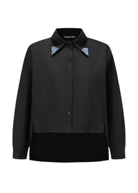 French Silk Ribbon Embroidery Blouse