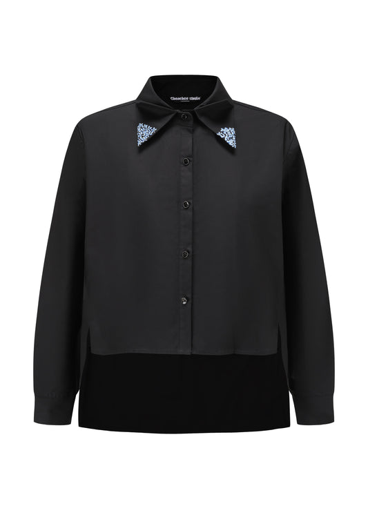 French Silk Ribbon Embroidery Blouse
