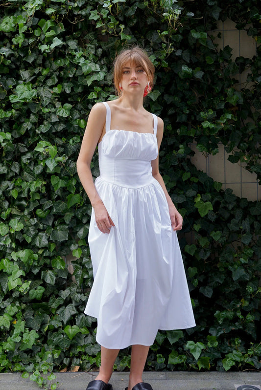 LAUREN BALLERINA MIDI DRESS