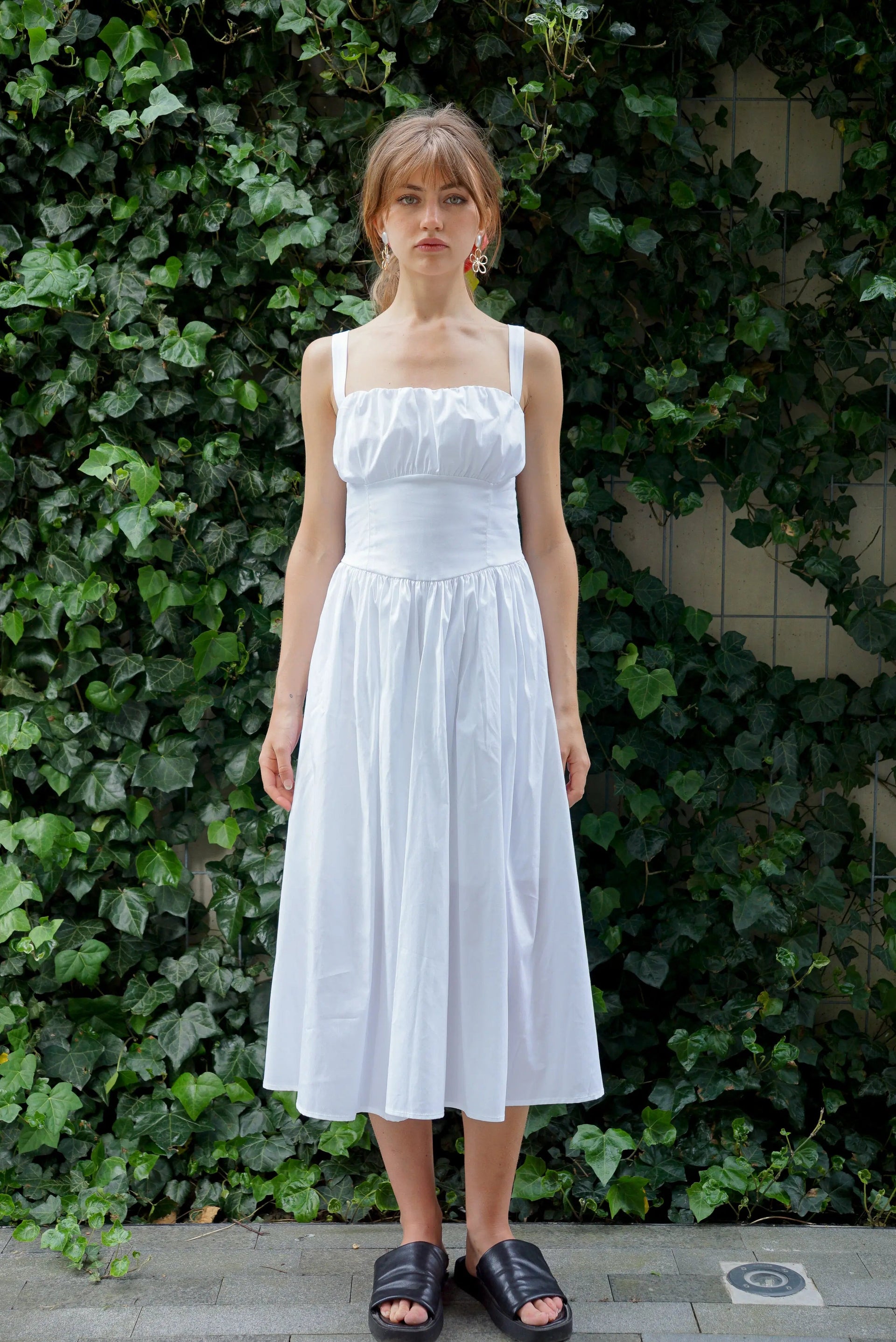 LAUREN BALLERINA MIDI DRESS