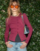 LUCA ASYMMETRIC BUTTON UP CARDIGAN