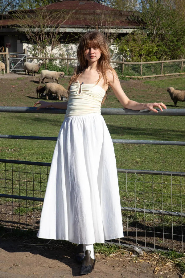 MATTEO COTTON MAXI SKIRT