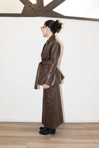 Roadtrip Vegan Leather Blazer