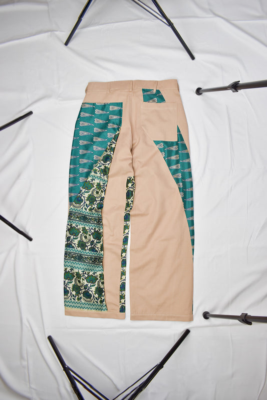 Este Trousers WITH PAISLEY SILK SAREE (M)