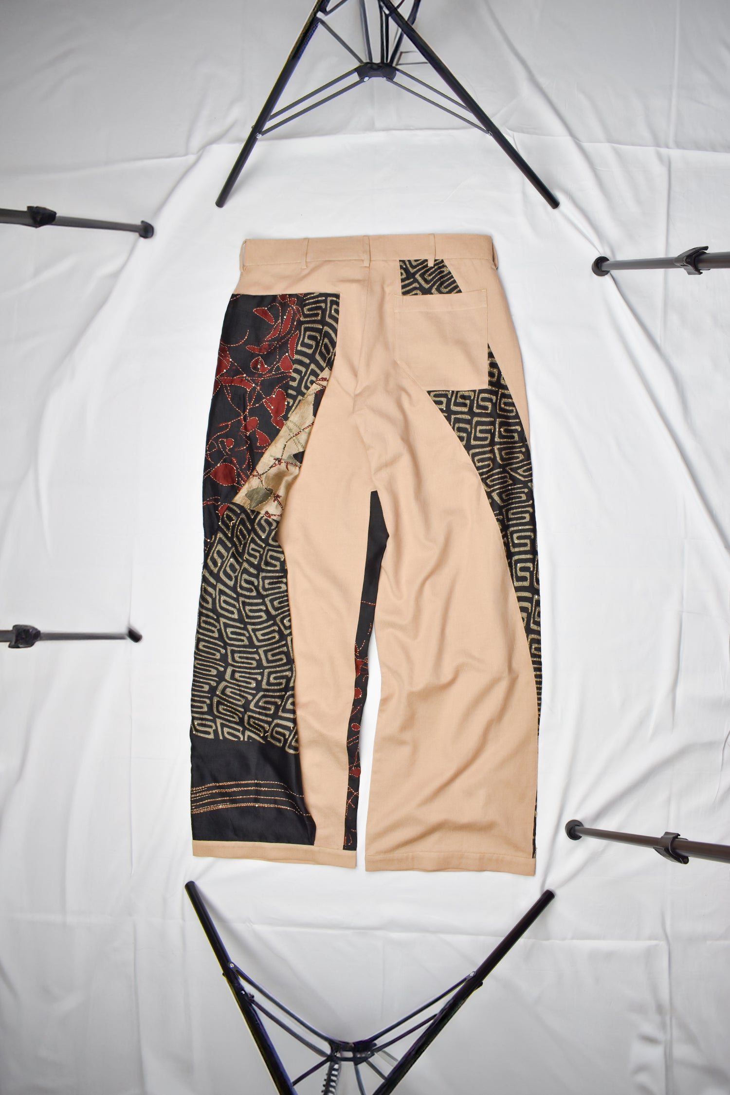 Este Trousers WITH MEDLEY SILK SAREE (L)