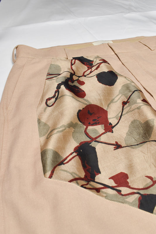Este Trousers WITH MEDLEY SILK SAREE (L)