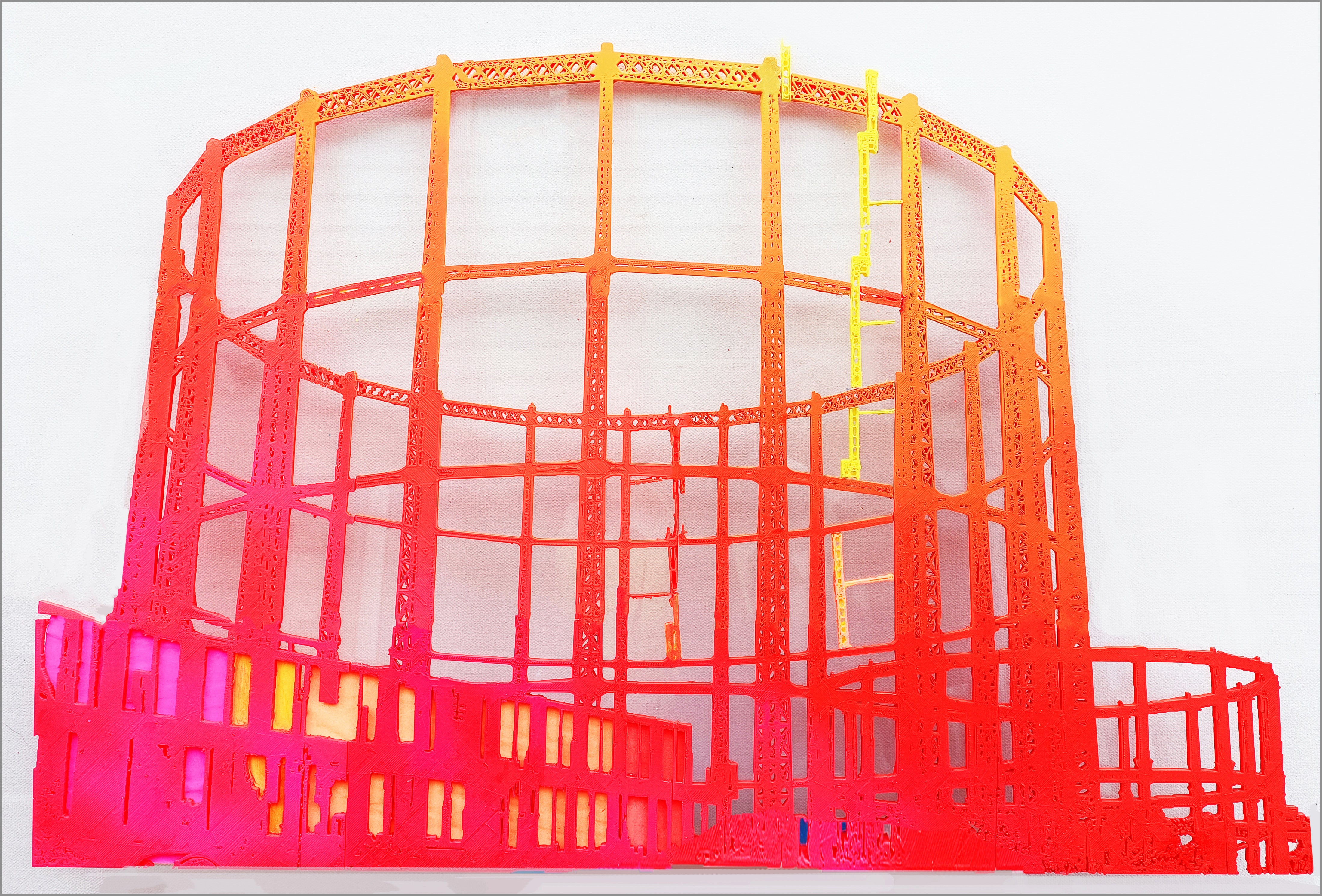 Bethnal Green Gas Holders 3d print