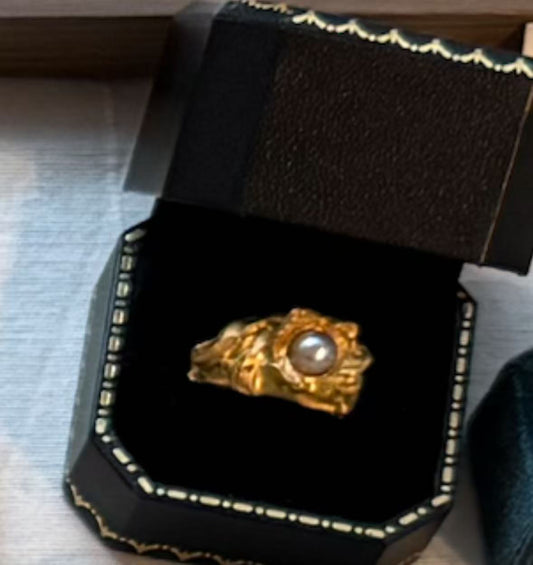 Pearl Gold Plated Brass