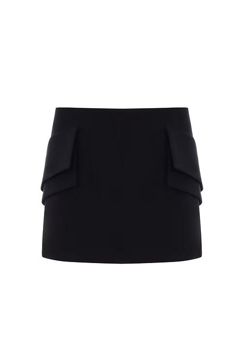 Black NO-DRAMA Skort