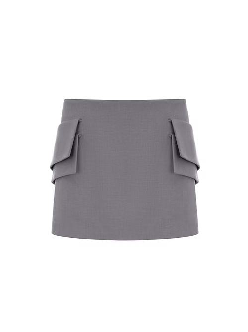 Grey NO-DRAMA Skort