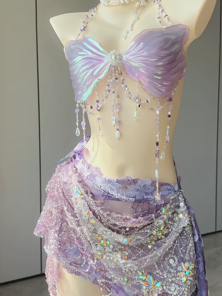 𝔄𝔪𝔢𝔱𝔥𝔶𝔰𝔱 ˖₊⁺.#beadedtop #handmadedress.mp4