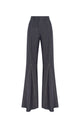 Flare PANTS with decorative zig-zag lines