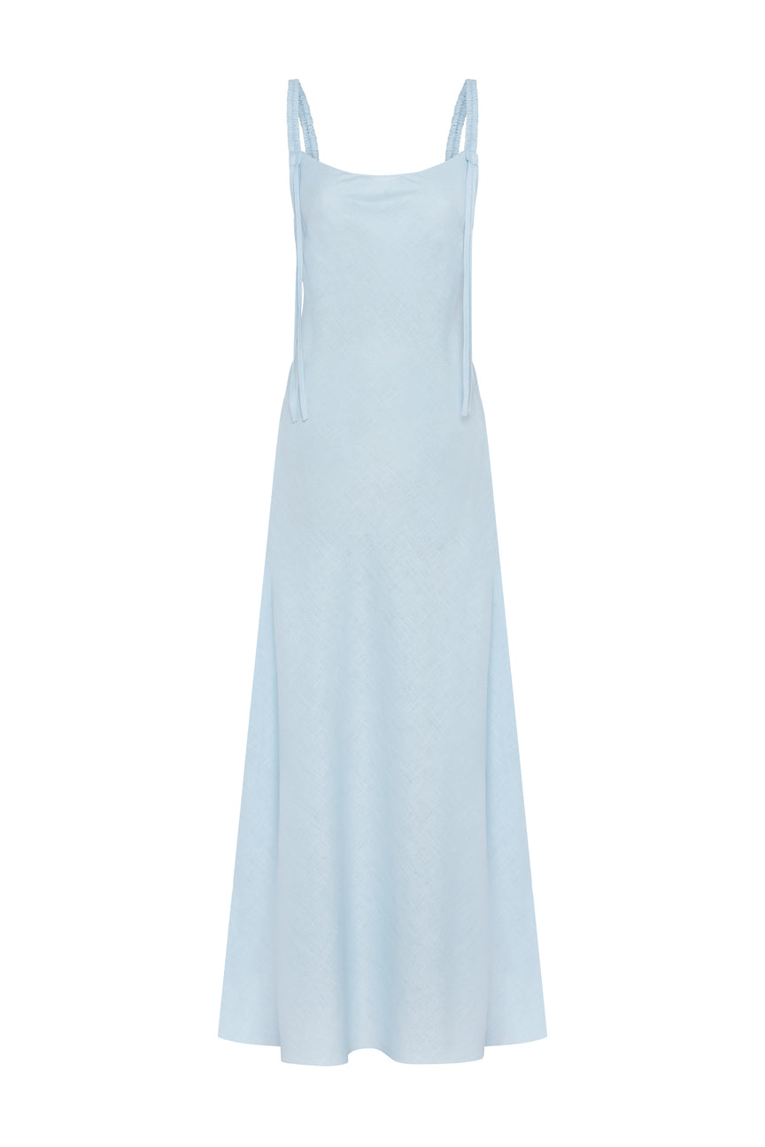 Drawstring Strap A-line mini DRESS