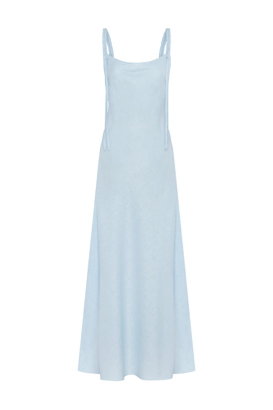 Drawstring Strap A-line mini DRESS