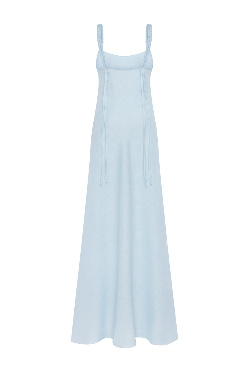 Drawstring Strap A-line mini DRESS